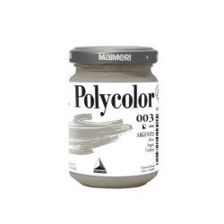 Colore vinilico Polycolor vasetto 140 ml argento Maimeri