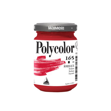 Colore vinilico Polycolor vasetto 140 ml bordeaux Maimeri