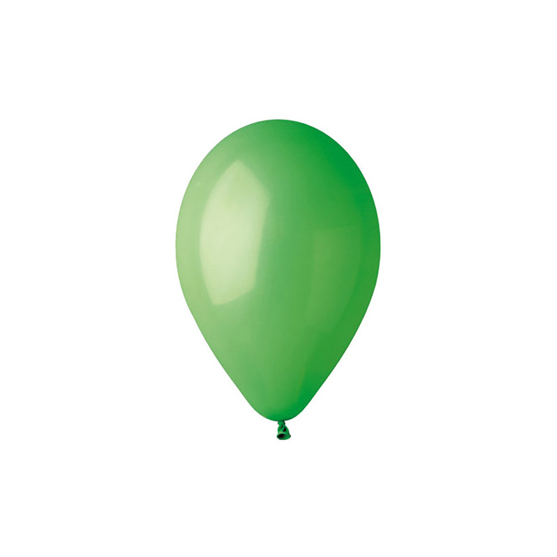 Busta 16 palloncini in lattice 30cm verde Big Party