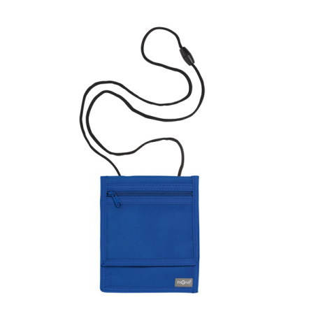 Portadocumenti da collo XL Blu Basic