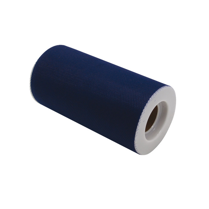 Tulle in rotolo 12,5cmx25mt blu Big Party