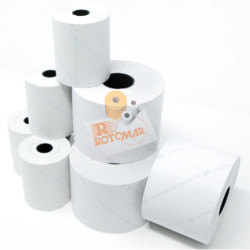 Blister 10 rotoli bilancia carta termica BPA free "NVCSF" 62,5mm x 30mt 50mm