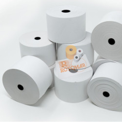 Rotolo carta termica BPA free 70gr neutra 59,5mmx85mt 90mm self service