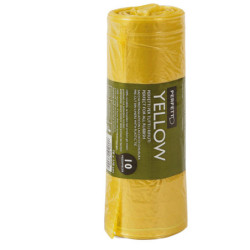 10 Sacchi rifiuti 70x110cm - 120Lt 20æ Giallo Classic