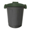 Contenitore portarifiuti Dusty 25Lt c/coperchio verde