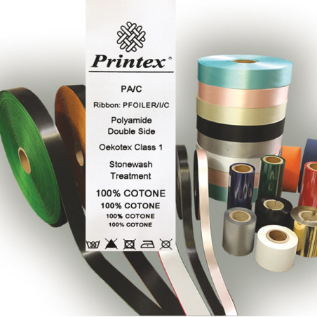 Nastro in tessuto Trasf. Termico f.to H30mm x 50mt - Printex