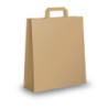 SCATOLA 300 SHOPPERS CARTA BIOKRAFT 26x11x34,5CM AVANA NEUTRO PIATTINA