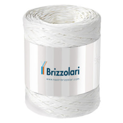 Rafia sintetica 6802 5mmx200mt colore bianco 01 Brizzolari