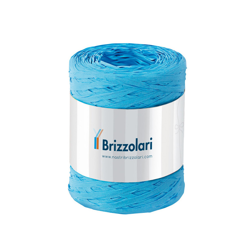 Rafia sintetica 6802 5mmx200mt colore azzurro 06 Brizzolari