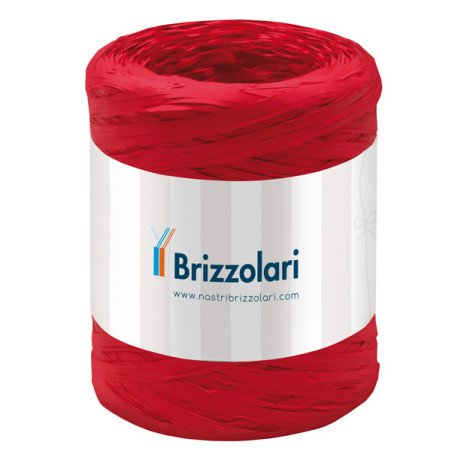 Rafia sintetica 6802 5mmx200mt colore rosso 07 Brizzolari