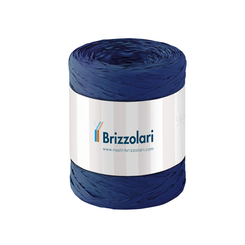 Rafia sintetica 6802 5mmx200mt colore blu scuro 37 Brizzolari