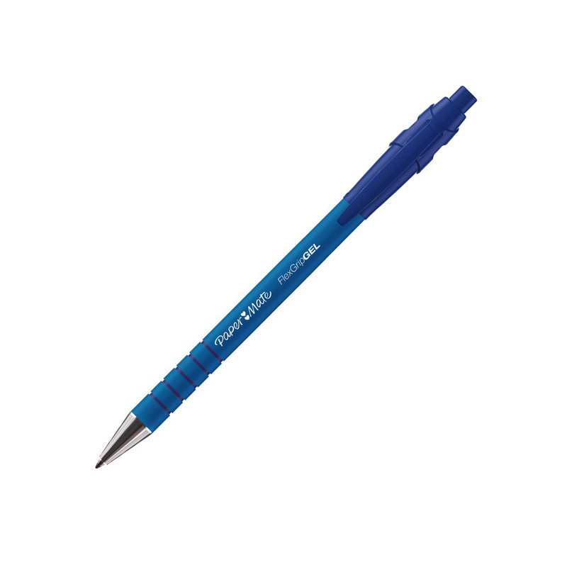 Penna sfera scatto Flexgrip Gel 0.7 blu Papermate