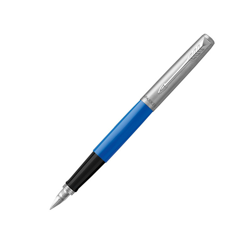 Penna stilo Jotter Original punta M fusto blu Parker