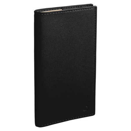 Agenda Planing Planital c/spirale 8,8x17cm Soho nero 2024 Quo Vadis