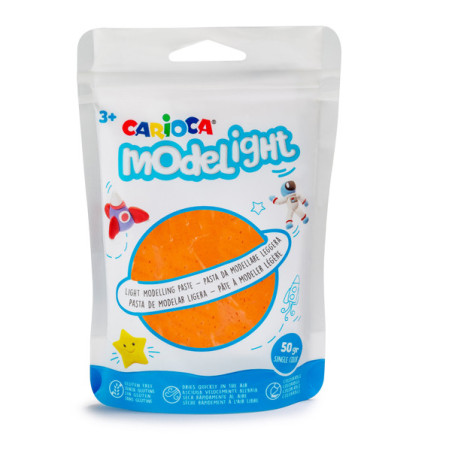 Confezione 12 colori 50 gr Model Light Carioca