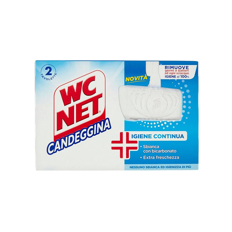 WC NET tavoletta solida Candeggina Extra White x 2