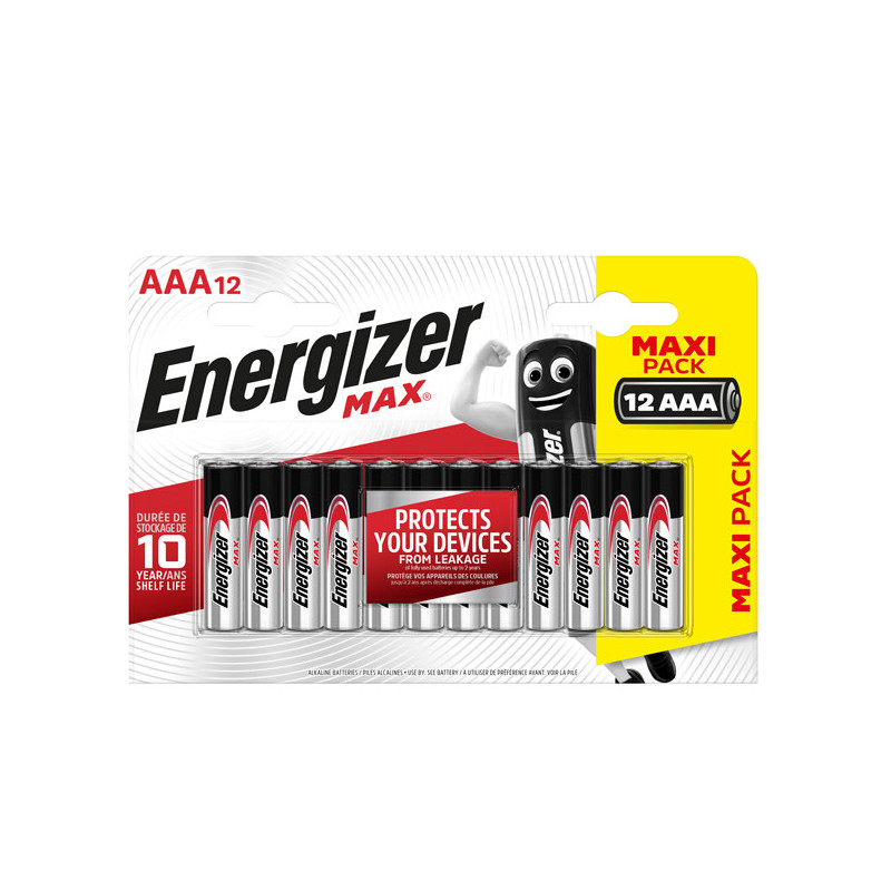 Blister 12 pile ministilo AA A - Energizer Max