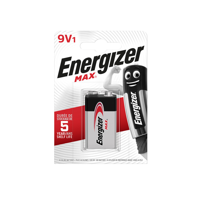 Blister 1 pila transistor 9V - Energizer Max