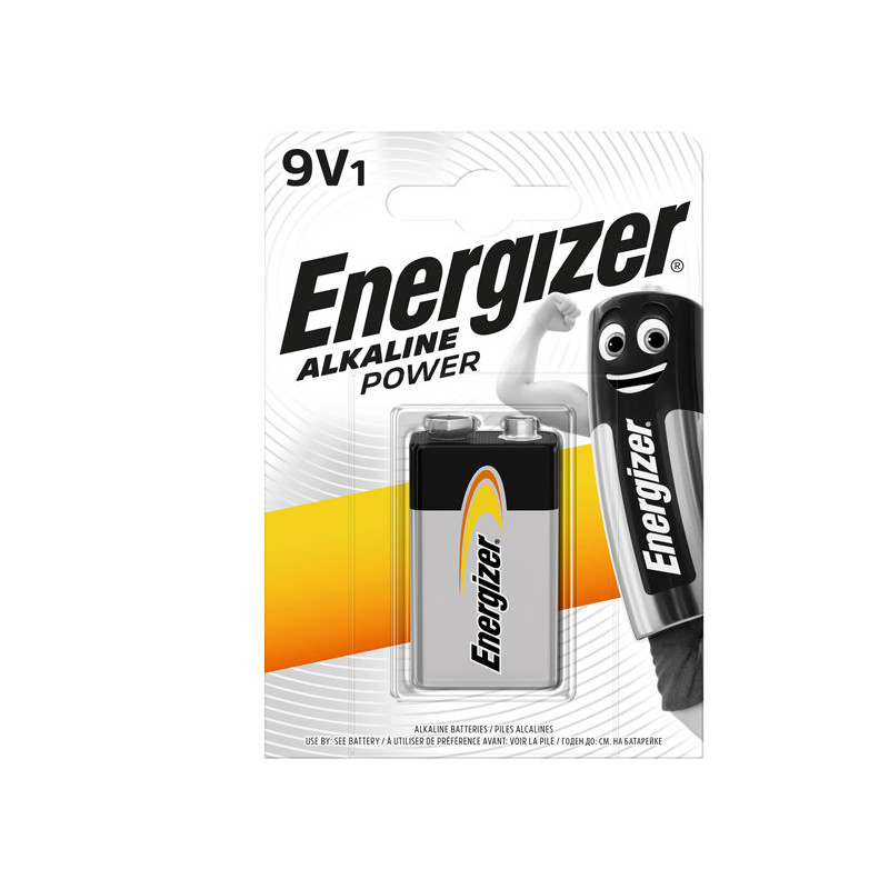 Blister 1 pila transistor 9V - Energizer Alkaline Power