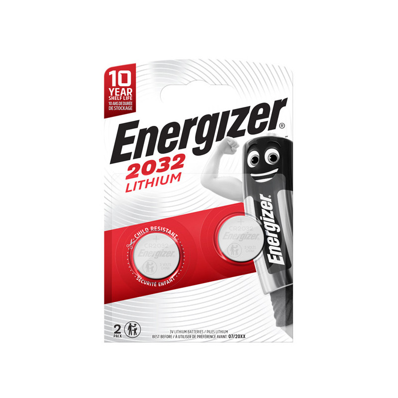 Blister 2 pile CR2032 Lithium - Energizer Specialistiche