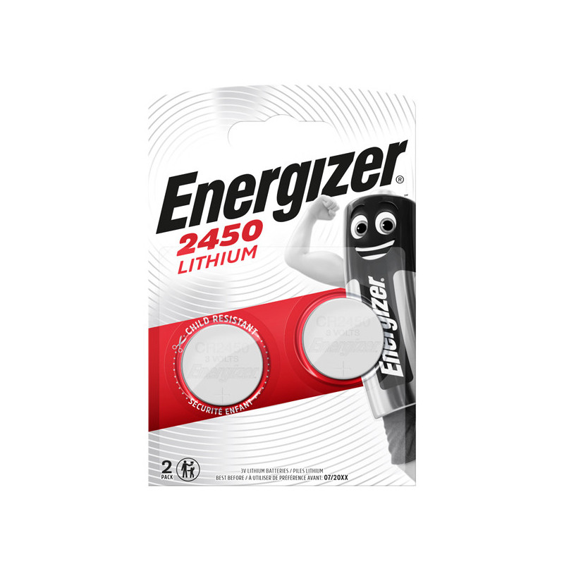 Blister 2 pile CR2450 Lithium - Energizer Specialistiche