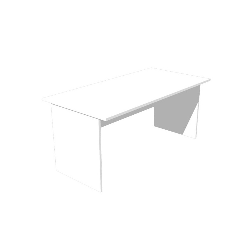 Scrivania lineare 120X80cm Bianco - EASY