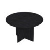 Tavolo riunioni 4 posti 120 x H72cm Nero venato frassino - EASY
