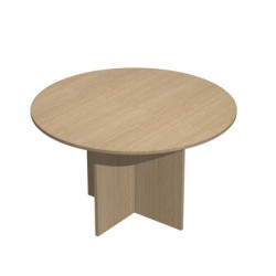 Tavolo riunioni 4 posti 120 x H72cm Rovere - EASY