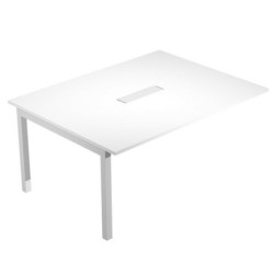 Modulo aggiuntivo per tavolo riunioni AGORA' 160X120x74,4cm Bianco