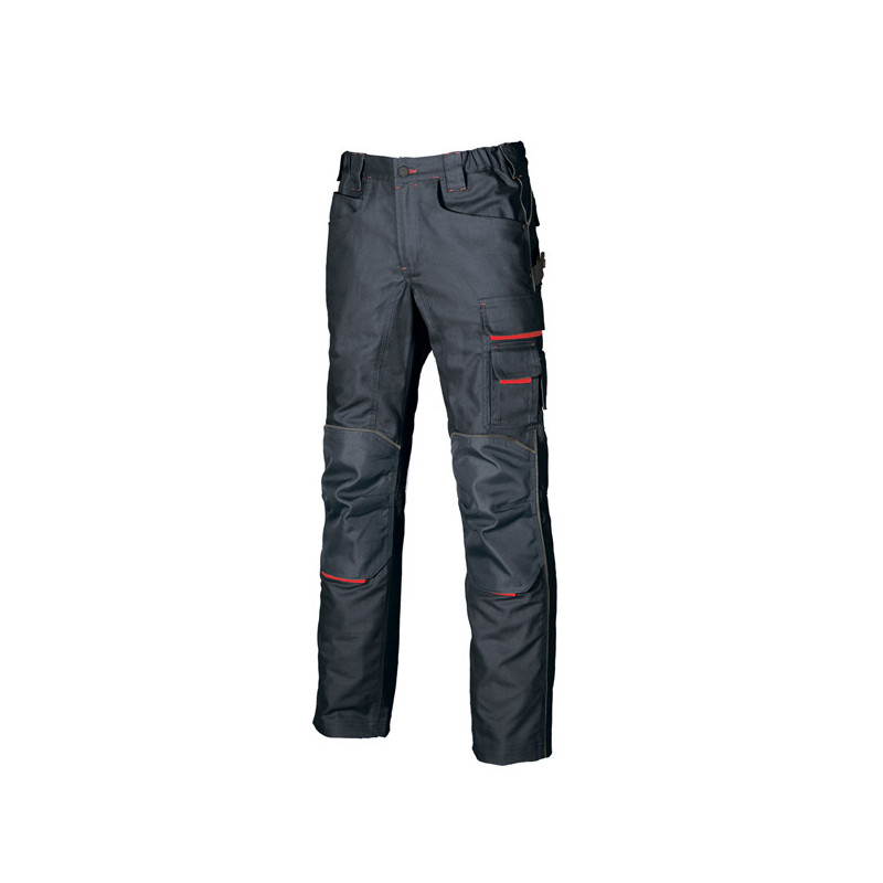 Pantaloni da lavoro invernali Free taglia 52 nero U-Power