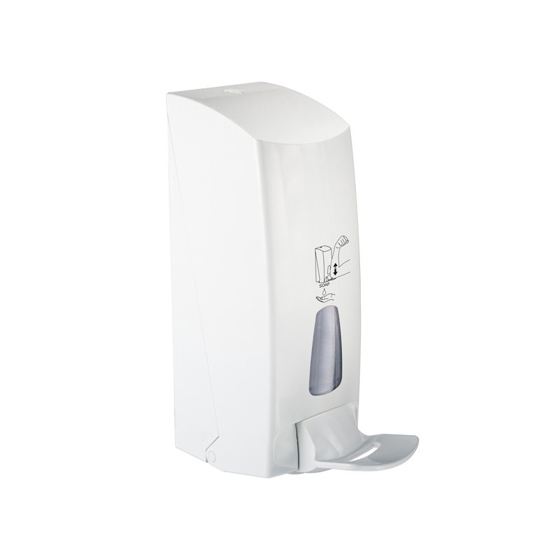 Dispenser a riempimento 1LT bianco con leva a gomito 855 MAR PLAST