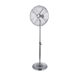 VENTILATORE Cromo 45 da Terra piantana in metallo