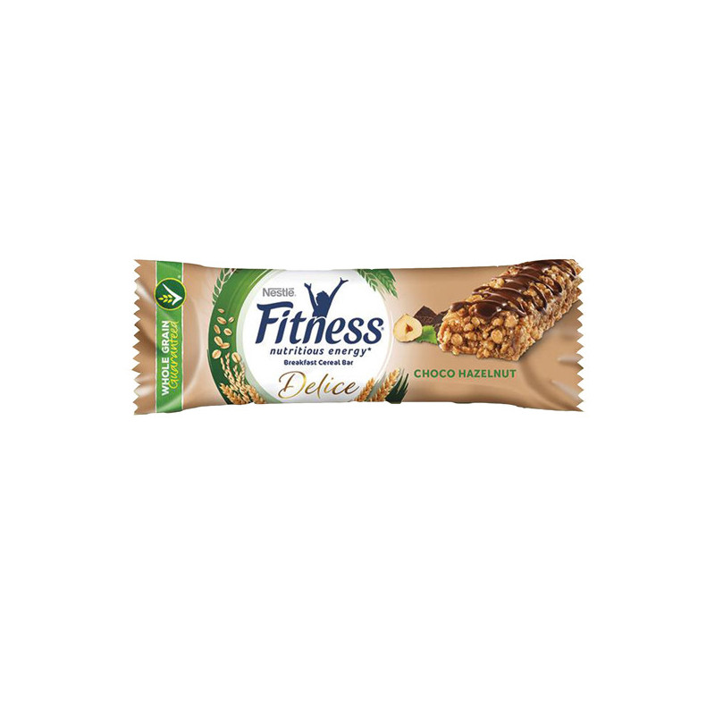 Barretta Fitness Delice Cioccolato al Latte e Nocciola 22,5gr Nestle'