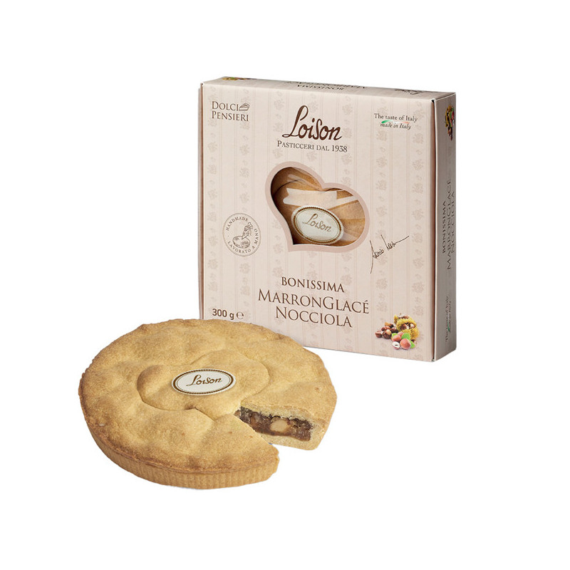 Torta Bonissima marronglace' nocciola 300gr - Loison