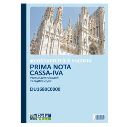 Blocco prima nota cassa/iva 50/50copie autor. 29,7x21,5cm DU1680C0000