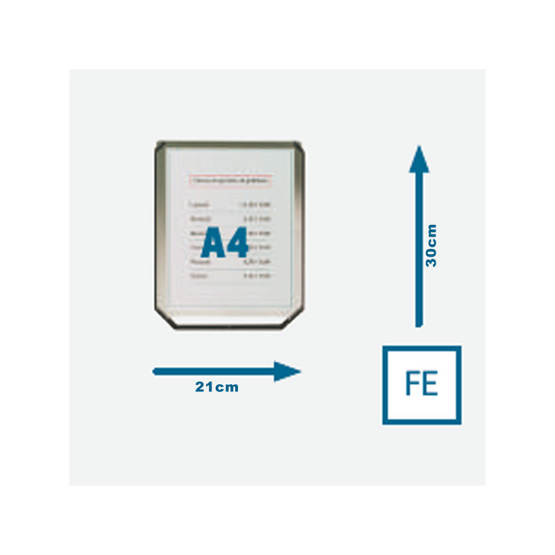 Display A4 verticale per colonnina 600G Stilcasa