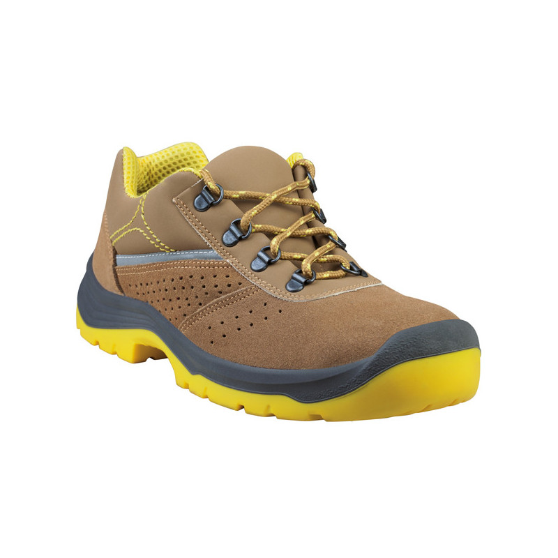 Calzatura di Sicurezza Rimini 4 S1P SRC Nø44 beige/giallo