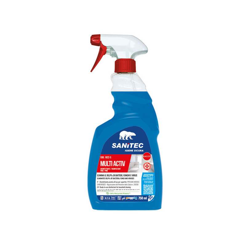 Disinfettante Multi Activ Bagno trigger da 750ml Sanitec