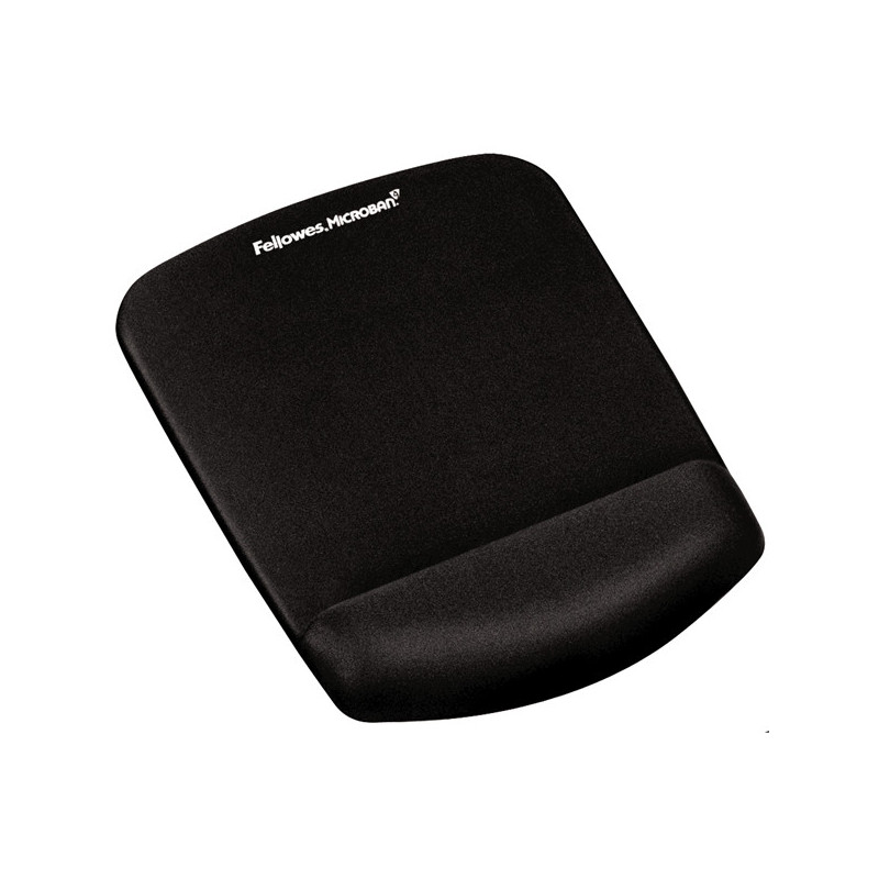 Mousepad con poggiapolsi in FoamFusion Microban PlusTouch nero Fellowes