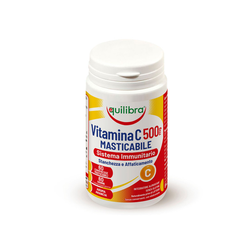 Integratore Vitamina C500mg Masticabile Sistema Immunitario 60x1,4gr Equilibra