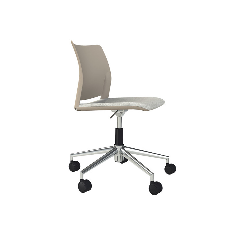 Seduta home/office Alpha APGT beige senza braccioli