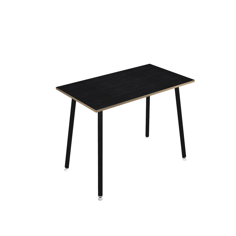 Tavolo alto 180x80xH105cm Nero/ Nero venato Skinny Metal