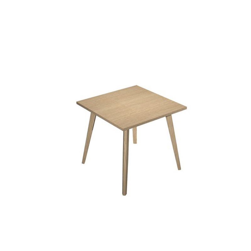 Scrivania 80x80xH74,4cm Rovere/Rovere Woody