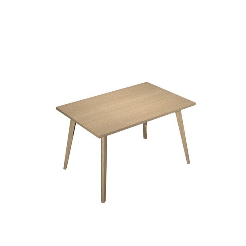 Scrivania 120x80xH74,4cm Rovere/Rovere Woody