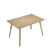 Scrivania 120x80xH74,4cm Rovere/Rovere Woody