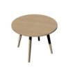 Tavolo riunione tondo 100cm Rovere/Rovere Woody