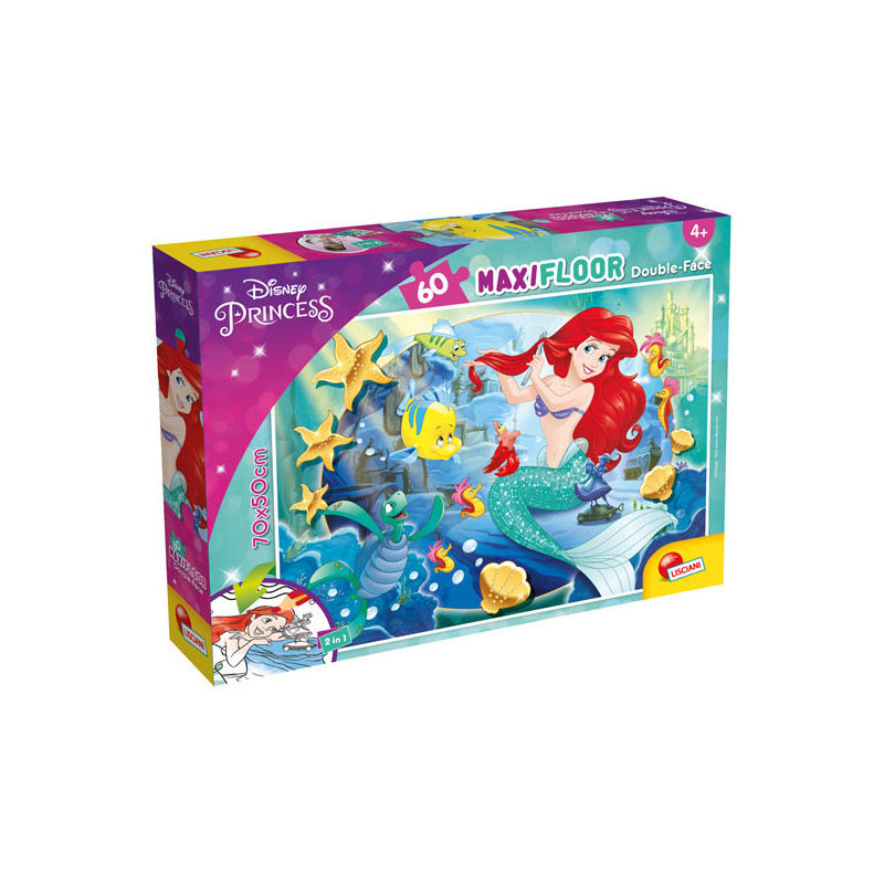 Puzzle Maxi 60pz "Disney Little Mermaid" Lisciani