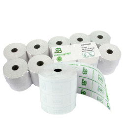 Blister 10 rotoli RC carta termica LUNGA DURATA 59,5mm x 60mt 68mm