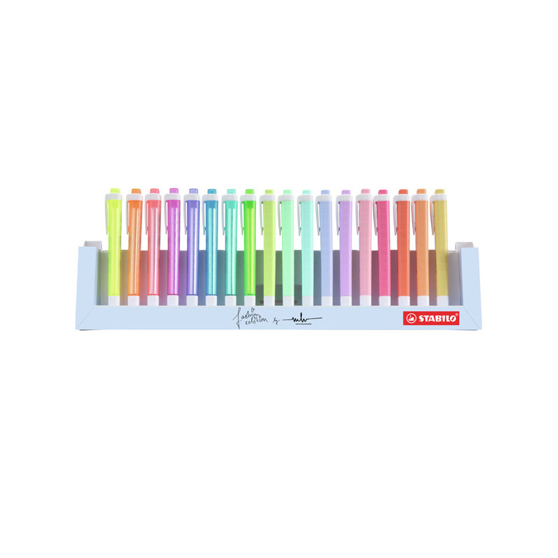 Deskset 18 evidenziatori Swing Cool colori ass. 275/18-01-5 Stabilo