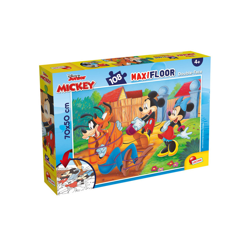 Puzzle Maxi 108pz "Mickey my friends" Lisciani